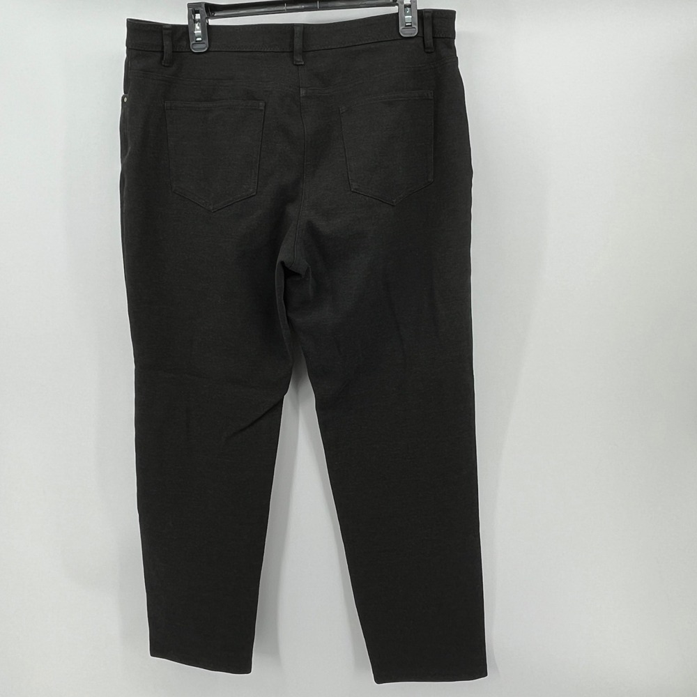 Chico's So Slimming Pants, Women, Size 2 (US12) Short, Heathered Black, Stretch - Picture 5 of 10